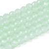 Imitation Jade Glass Beads Strands GLAA-T028-4mm-11G-1