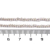 Transparent Electroplate Glass Beads Strands EGLA-H107-01A-AB05-4