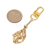 304 Stainless Steel Macrame Chain Pouch Empty Stone Holder Pendant Decoration HJEW-JM02084-2