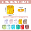 65Pcs 13 Colors Glass Imitation Austrian Crystal Beads GLAA-ME0001-38-2
