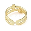 304 Stainless Steel Open Cuff Rings for Women RJEW-H229-02G-03-3