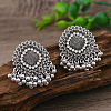 Alloy Flower Chandelier Earrings GG9850-1-2