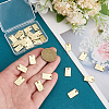26Pcs 26 Styles Brass Pendants KK-PH0014-87-3