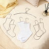 7Pcs 4 Styles Stainless Steel Sock Stretchers AJEW-UN0003-38A-2