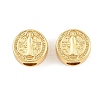 Brass European Beads KK-CBABBCE-01G-1