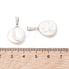 Natural Keshi Pearl Pendants PALLOY-JF05466-2