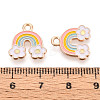 Alloy Enamel Charms ENAM-T022-26-3
