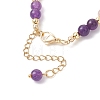 Adjustable Natural Quartz and Freshwater Pearl Beads Bead Bracelets BJEW-JB13031-5