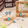 24Pcs 12 Styles Synthetic Turquoise Pendants FIND-TA0001-79-8