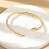 304 Stainless Steel Cuff Bangles for Women BJEW-B120-01G-03-1