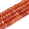 Dyed Natural White Jade Beads Strands G-T139-59A-06-4