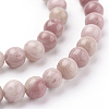 Natural Rhodonite Beads Strands X-G-G099-6mm-33-3