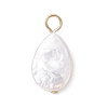 Natural Keshi Pearl Pendants PALLOY-JF04240-02-3