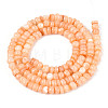 Natural Freshwater Shell Dyed Beads Strands SHEL-T020-29A-07-2