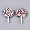 Handmade Polymer Clay Pendants CLAY-N013-30B-02-1