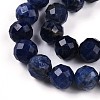 Natural Sodalite Beads Strands G-S345-8mm-26-4