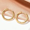 202 Stainless Steel Huggie Hoop Earrings X-EJEW-F111A-18mm-G-2