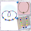 200Pcs Transparent Stripe Resin Beads RESI-SP0001-45-7