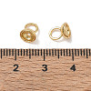 Brass Bead Cap Pendant Bails KK-CBA50B0-23G-3
