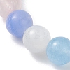 3Pcs Natural Mixed Gemstone Beads Stretch Bracelets Set for Women BJEW-JB12927-4