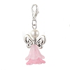 Angel Acrylic & Shell Pearl Pendant Decoration HJEW-TA00275-4