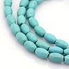 Synthetic Turquoise Beads Strands G-J183-01-1