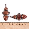 Synthetic Goldstone Pendants G-Q158-04-11-3