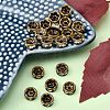 Brass Rhinestone Spacer Beads X-RB-A014-Z8mm-01AB-NF-2