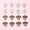 30Pcs 2 Colors Tibetan Style Alloy Pendants TIBEP-FS0001-17-9