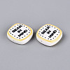 Printed Opaque Resin Beads RESI-N043-10A-2