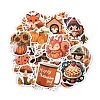 50Pcs Thanksgiving Day Cartoon Paper Self-Adhesive Picture Stickers STIC-C010-04-2