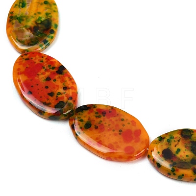 Dyed Natural Agate Beads Strands G-U029-F01-1