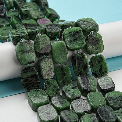 Natural Ruby in Zoisite Beads Strands G-Z043-A06-01-1