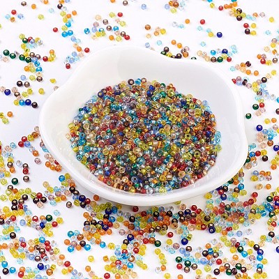 12/0 Grade A Round Glass Seed Beads SEED-Q007-FM-1