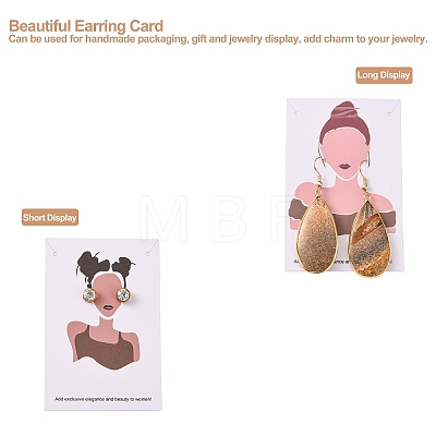 Cardboard Jewelry Display Cards CDIS-H002-02-1