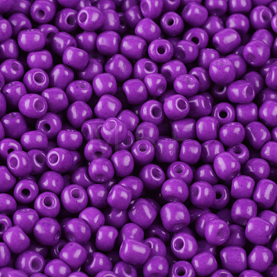 Baking Paint Glass Seed Beads SEED-US0003-4mm-K13-1