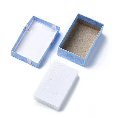 (Defective Closeout Sale: Defects in the Corners) 12Pcs Cardboard Jewelry Set Boxes CBOX-XCP0001-06-1