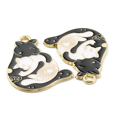 Alloy Enamel Pendants ENAM-D051-06G-1