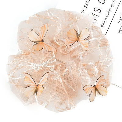 Butterfly Satin Face Elastic Hair Accessories PW-WGC724A-05-1