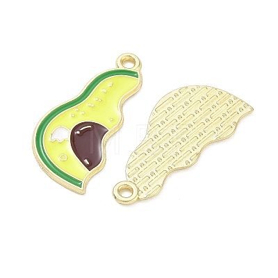 Alloy Enamel Pendants AL-CBA292F-01I-G-1