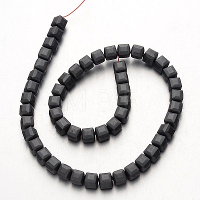 Non-magnetic Synthetic Hematite Bead Strands G-F300-25-F09-1