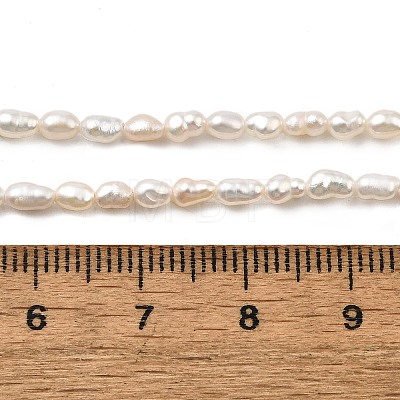 Natural Cultured Freshwater Pearl Beads Strands PEAR-I007-01J-01A-1