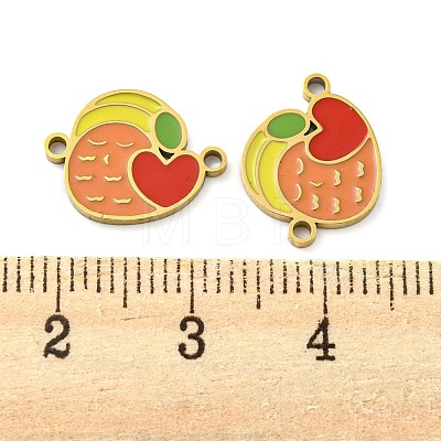 316 Surgical Stainless Steel Enamel Connector Charms STAS-G325-20G-1