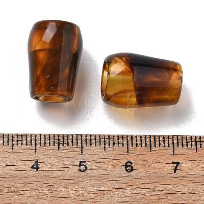 Two Tone Acrylic Beads OACR-S042-03D-1