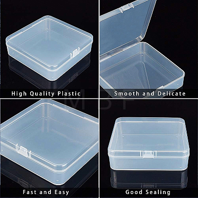 Polypropylene(PP) Plastic Boxes CON-WH0068-43B-1