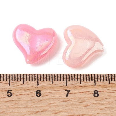 UV Plating Opaque Acrylic Beads OACR-G058-16E-1