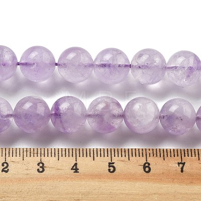 Natural Amethyst Beads Strands G-F306-11-10mm-1