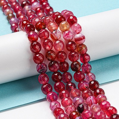 Natural Agate Beads Strands G-C082-A01-11-1