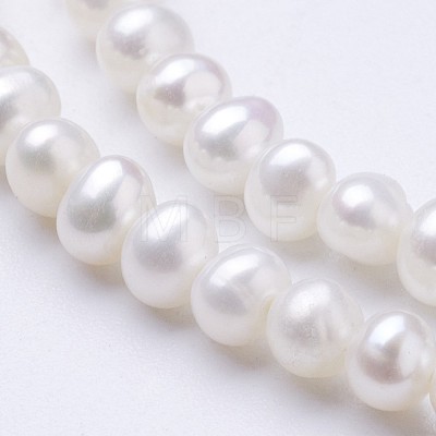 Natural Cultured Freshwater Pearl Beads Strands PEAR-F004-65-1