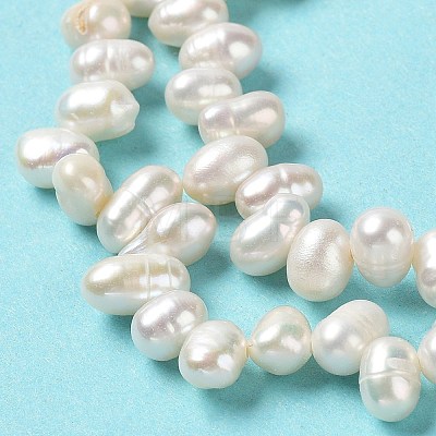 Natural Cultured Freshwater Pearl Beads Strands PEAR-J007-67-1